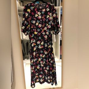Floral print maxi dress fit and flare. ONLY by Vero Moda